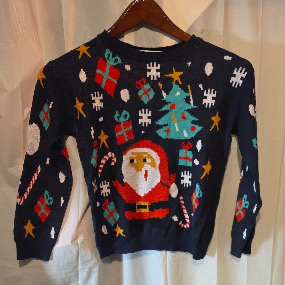 Boys Santa Christmas Sweater